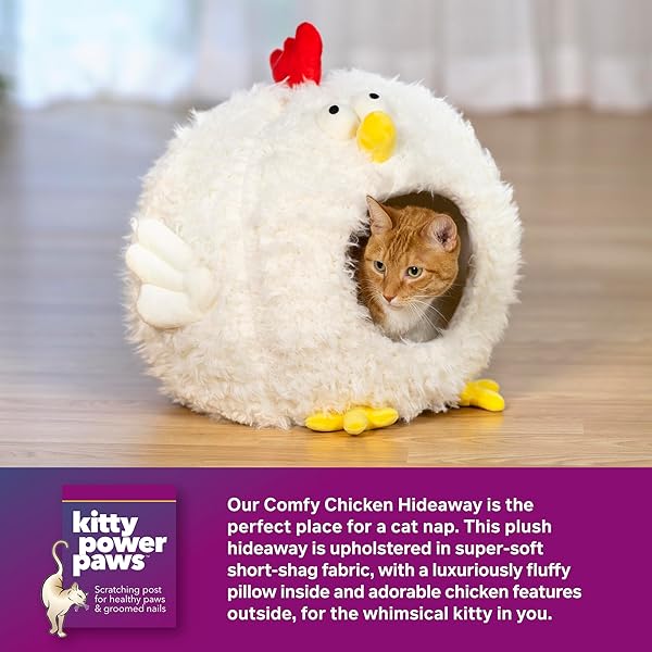 PREVUE PET PRODUCTS COMFY CHICKEN CAT AND DOG HIDEAWAY BED 7600