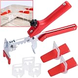 Fleetise 400Pcs Tile Leveling System 2mm with Pliers 300 Wedges 100 Reusable