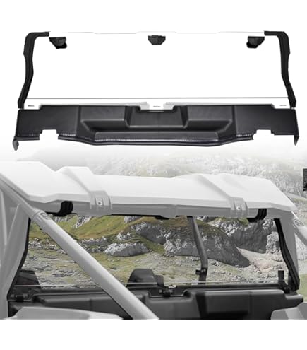 Polaris RZR Rear Windshield - Clear Polycarbonate Back Window For XP 1000 & Turbo Models