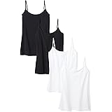 Amazon Essentials Women's 4-Pack Slim-Fit Camisole