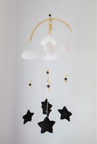 monochrome baby mobile