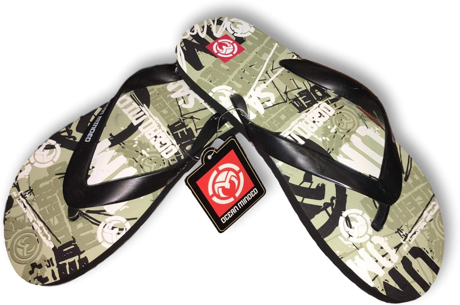 ocean minded flip flops mens