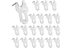 20Pcs Claw Drywall Picture Hanging Hooks, 40lb Each Picture Hanging Kit, No Damage Heavy Duty Hook for Hangings Pictures, Pai