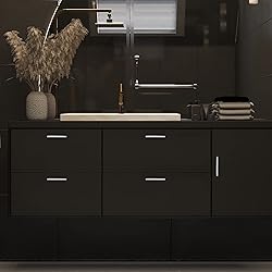 Ravinte 5-3/16 Inch Curved Cabinet Pulls Brushed