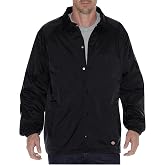Dickies Men's Big &amp; Tall Snap Front Nylon Jacket