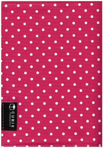 Amazon キュービックス ブックカバー ドット 文庫サイズ チェリーピンク 41 文房具 オフィス用品 文房具 オフィス用品