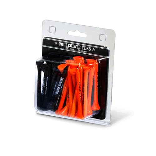 Team Golf NCAA Oregon State Beavers Pack Of 50 Golf Tees 2-3/4" Golf Tees, 50 Pack, Regulation Size, Multi Team Colors