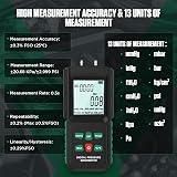 BELEY Digital Dual Port Differential Pressure Gauge Manometer LCD Temp Reader view 4