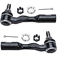 Detroit Axle - Front Tie Rods for 2000-2002 Toyota Sequoia Tundra, 2 Outer Tie Rod Ends Set Replacement