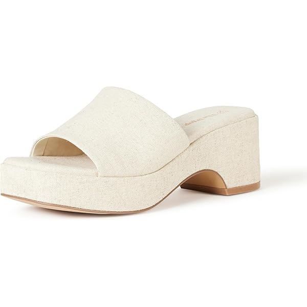 DREAM PAIRS Sandalias De Tacón Altos Con Plataforma Para Mujer