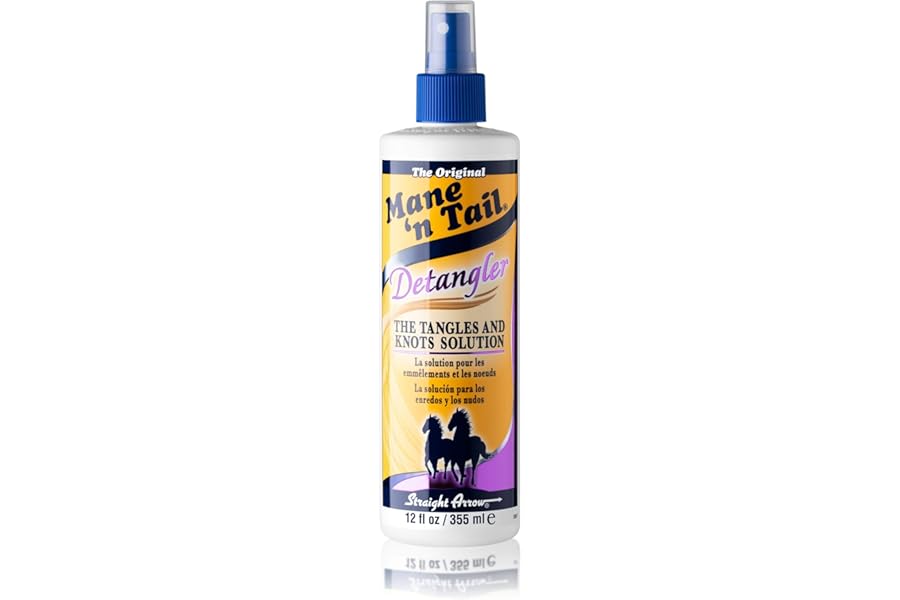 Mane ‘n Tail Detangler 12 oz – pH Balanced Formula to Eliminate Tangles, Knots & Split Ends, Adds Shine and Improves Manageability