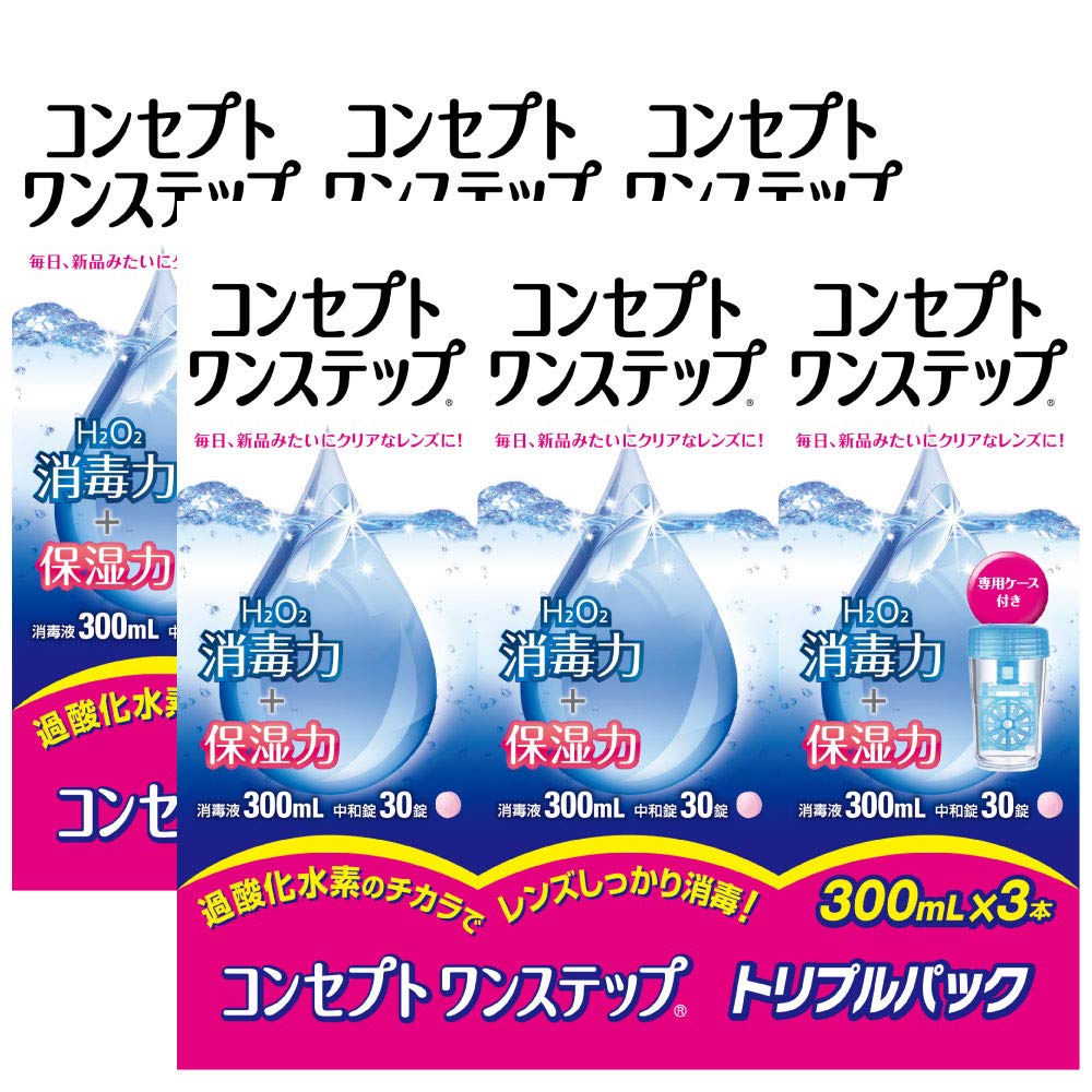 【医薬部外品】コンセプトワンステップ300ml×6本 中和錠30錠×6 専用ケース付商品画像