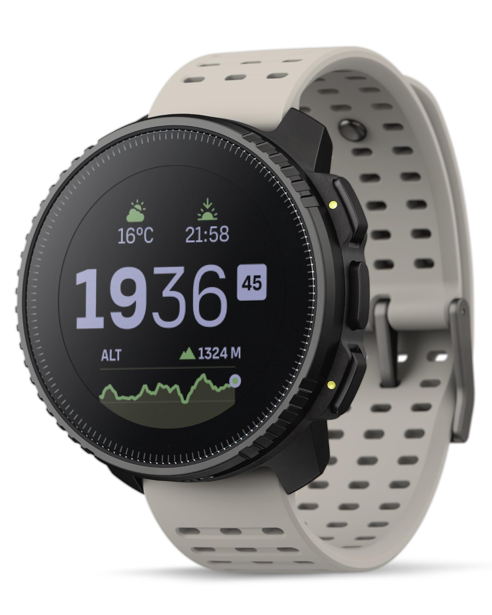 Suunto Vertical Montre Connectée Sport Homme, 95+ Sports, Tracker D'Activités GPS Bi-Bande, Cartes Hors-Ligne, Smartwatch Intelligent Soins De Santé 24/7, Cardiofréquencemètre, Altimètre, Baromètre