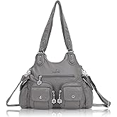 Angel Kiss Purses for Women Hobo Bag Soft PU Leather Shoulder Bag for Women