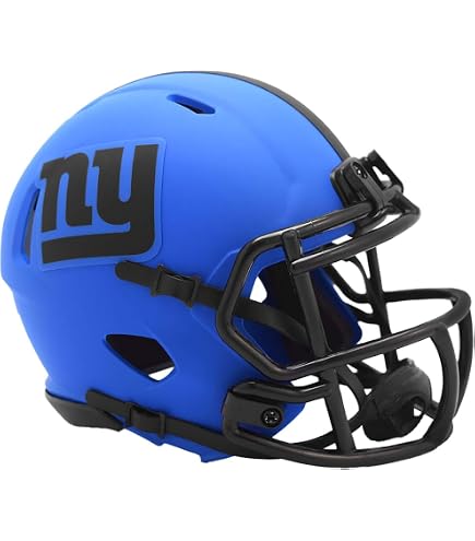 Riddell New York Giants NFL Slate Alternative Speed Mini Football Helmet : Sports & Outdoors