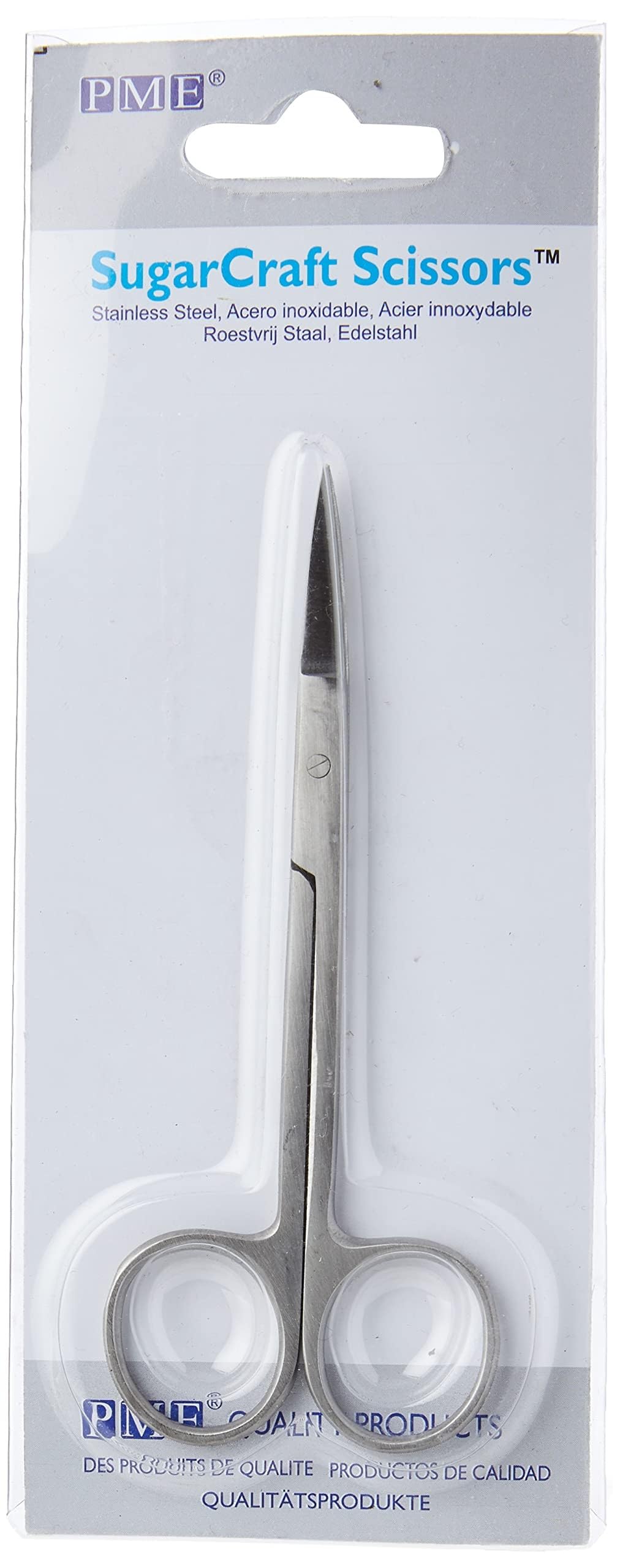 PME SCS600 Sugarcraft Fine Scissors , Silver , 4.5 x 0.3 x 11.5 cm