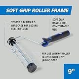 Harris Trade Soft Grip Paint Roller Frame 9" 5-Wire Cage Compatible view 2