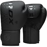 RDX Kids Boxing Gloves Sparring and Muay Thai Maya Hide Leather, Kara Patent Pending Junior Training Mitt for Kickboxing, Punching Bag, Focus Pads, MMA, Thai Pad, Double End Ball Punching Gloves