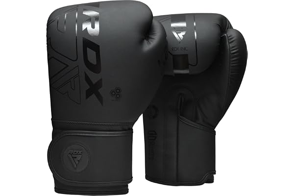 RDX Kids Boxing Gloves Sparring and Muay Thai Maya Hide Leather, Kara Patent Pending Junior Training Mitt for Kickboxing, Pun