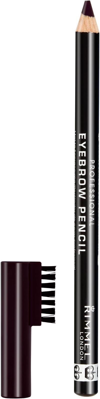 Rimmel Eyebrow Pencil Black Brown 1.4 g - Precision Gel Formulation
