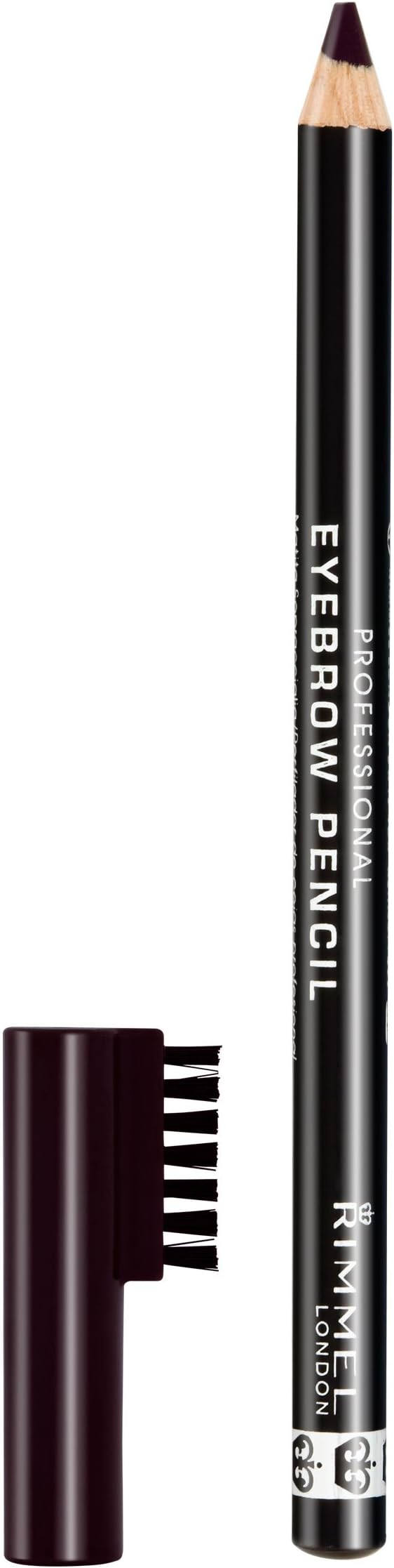 Rimmel Eyebrow Pencil Black Brown 1.4 g - Precision Gel Formulation