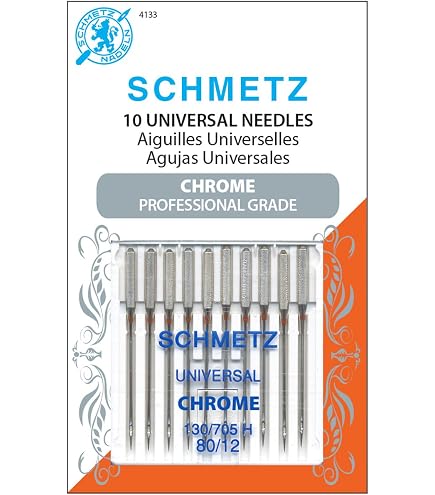 MILGRAM３枚セット‼️ Amazon.com: 10 Pk. Schmetz 130/705H, 15X1H Chrome Universal Sewing