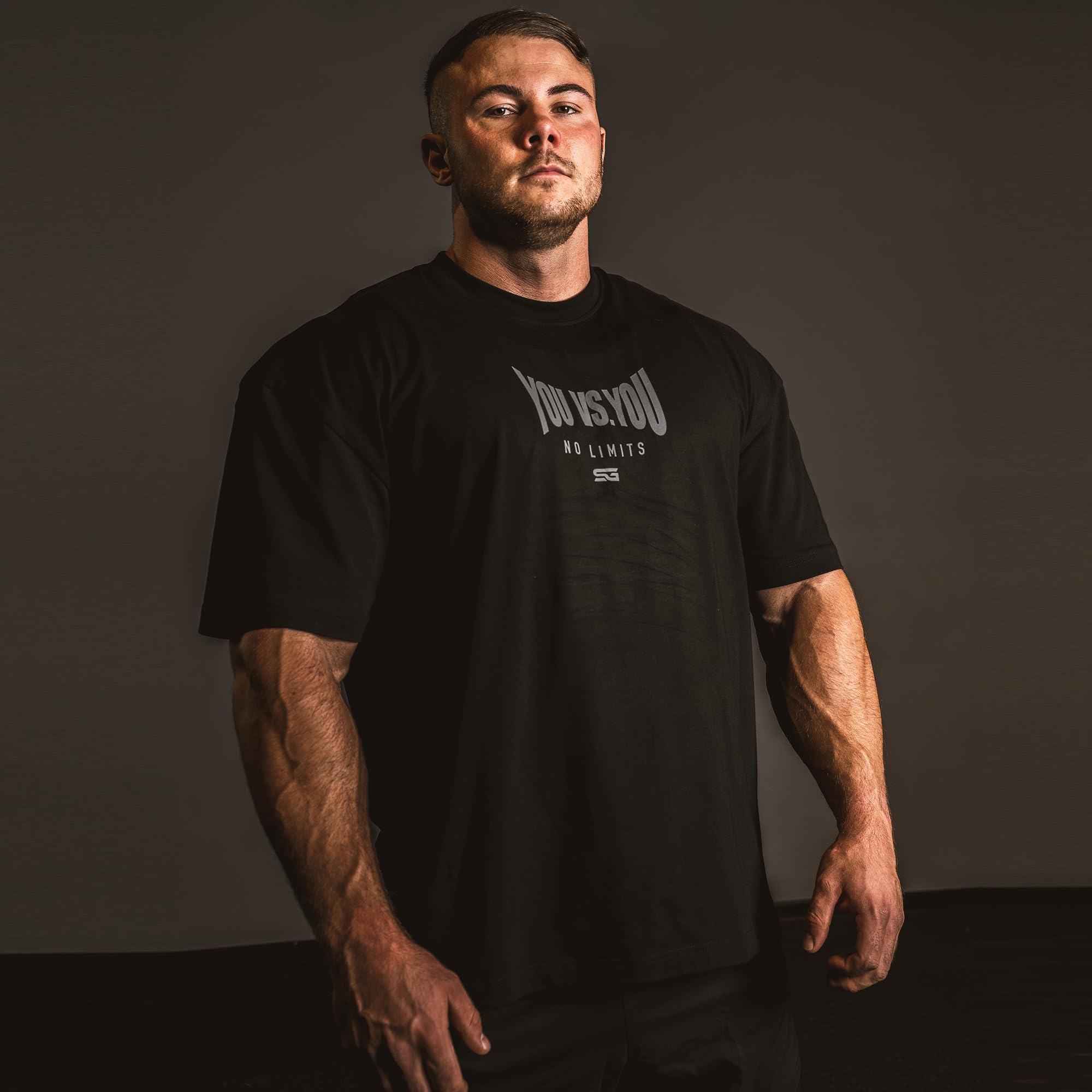 Satire Gym - Pump Cover Gym Shirt Herren Oversize - Sport Shirt Männer 3