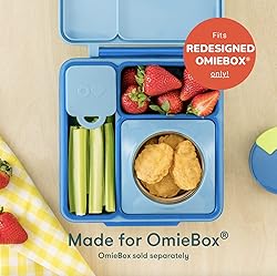 OmieBox (2 pack) Leakproof Dips Containers To