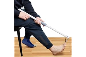 Long Handle Toenail Clippers 4mm Wide Jaw Opening for Overweight, Seniors, Obese, Hip and Waist Patients | Easy Reach Toe Nai