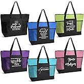 Paterr 6 Pcs Employee Appreciation Gift Thank You Tote Bags Vet Tech Medical Assistant Custodian Gifts for Coworkers