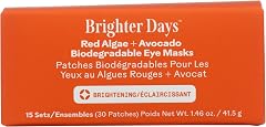 Three Ships Brighter Days Red Algae & Avocado Eye Masks