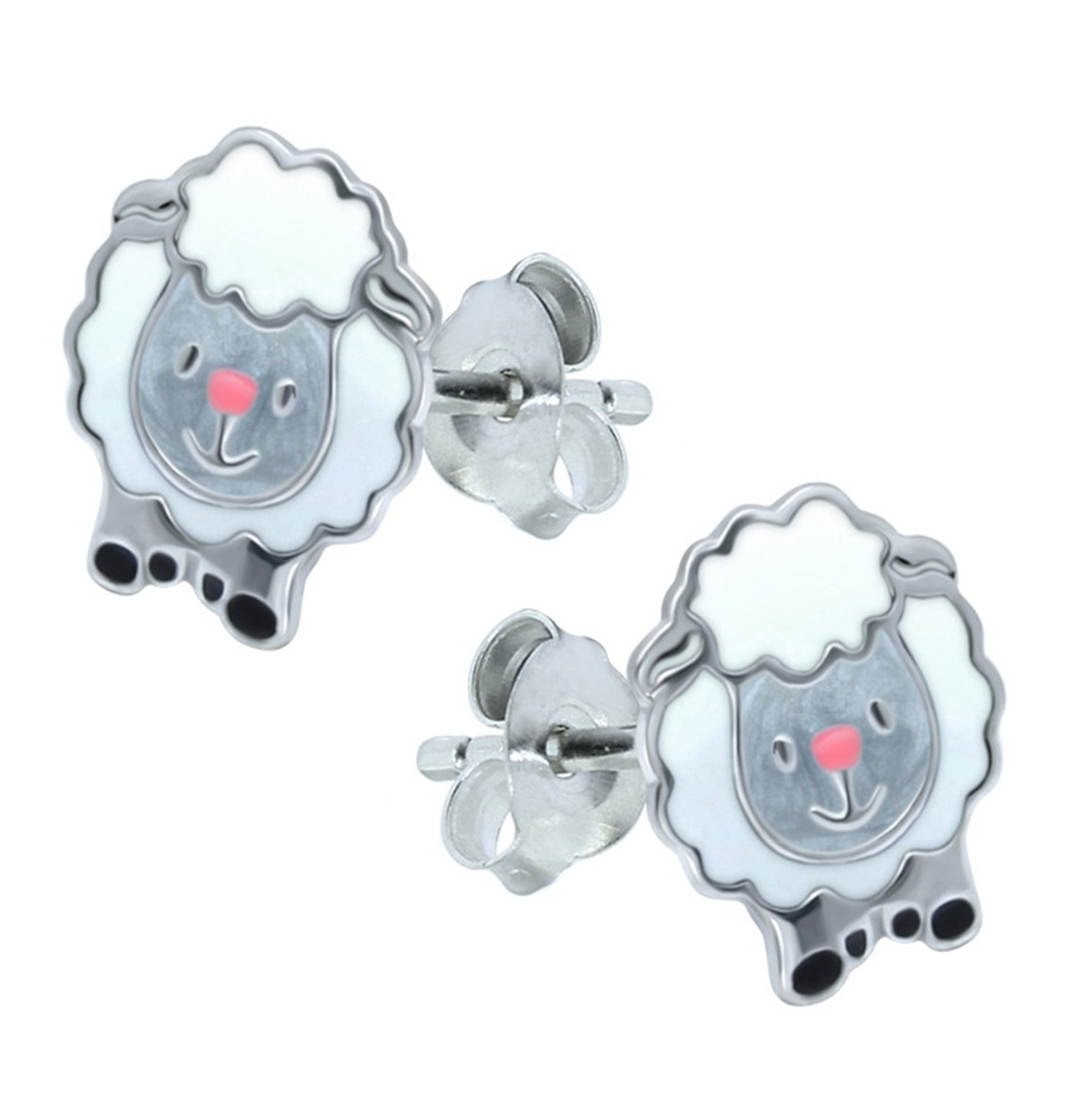 Sheep Earrings 925 Sterling Silver