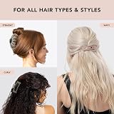 Kitsch Large Assorted Hair Clips 3 pcs Recycled Plastic Claw Clips for Thick view 6