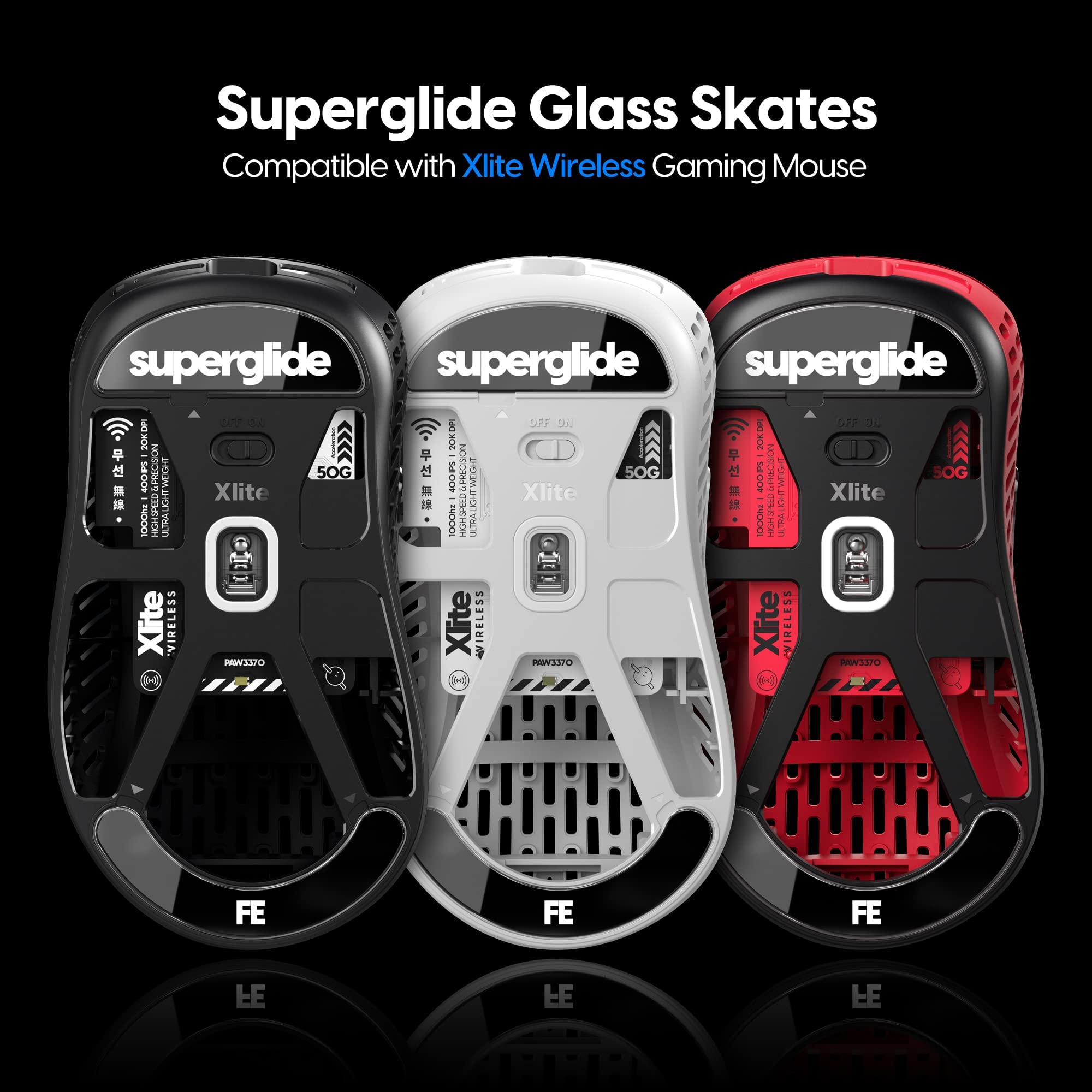 Strong Mini Mouse Mua Superglide - Fastest and Smoothest Mouse Feet/Skates Made with ...