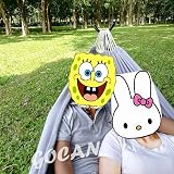 GOCAN Brazilian Double Hammock 220x165 cm 300 kg Grey view 2