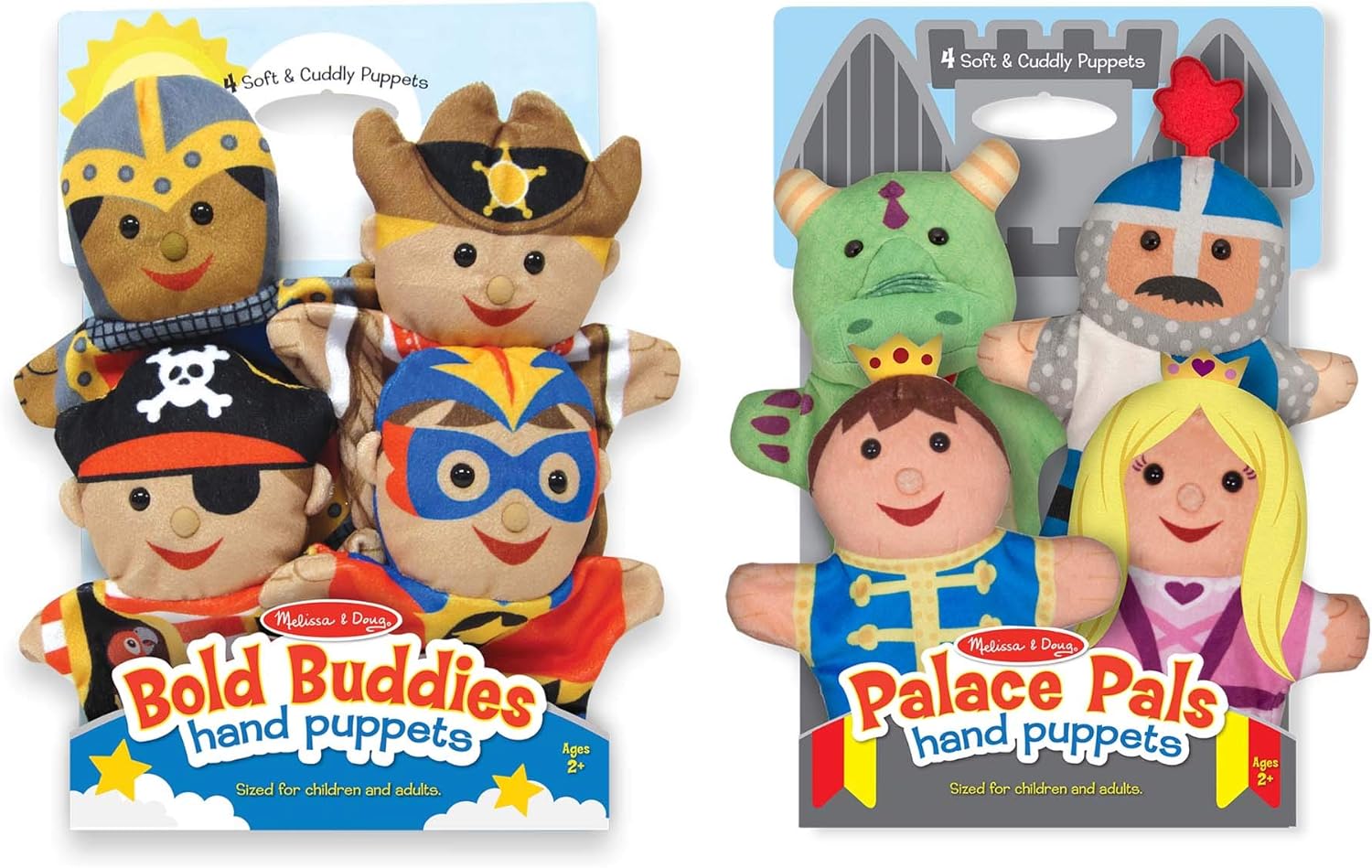 melissa and doug playful pets hand puppets