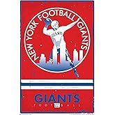 Trends International New York Giants Retro Logo Wall Posters, 22" by 34"