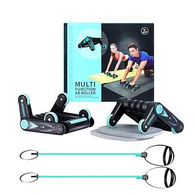 Functional Ab Folding Abdominal Wheel Smart Core Ab Wheel With Mat