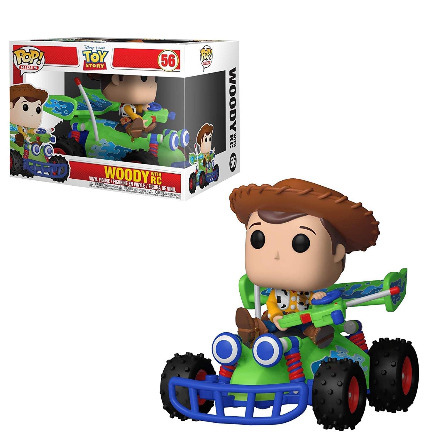 Funko POP! Rides: Disney Pixar Toy Story - Woody With RC - Collectable Vinyl Figure - Gift Idea - Official Merchandise - Toys for Kids & Adults - Movies Fans - Model Figure for Collectors and Display
