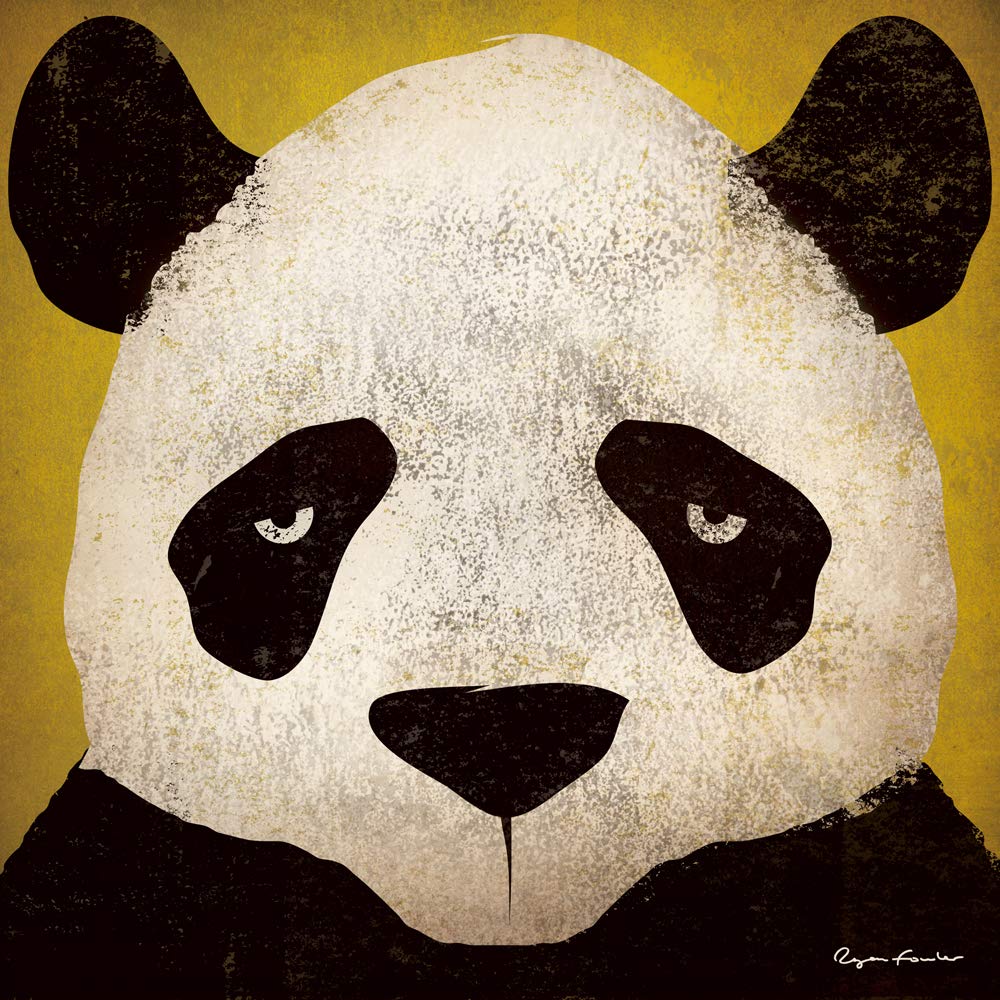 International Graphics - Finished Picture - Ryan, Fowler - ''Panda''- 30 x 30 cm - Direct printing on acrylic glass