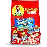 2 Bags Sun Maid Raisins Vanilla Yogurt Raisins 10 Mini Packs