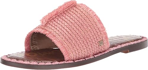 glenda raffia slide sandal