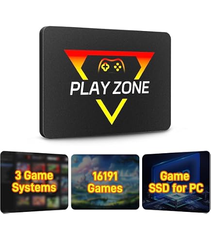Amazon.com: Game Console HDD with 3 Game Systems, Video Game