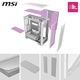 MSI MPG Velox 300R Airflow PZ White Mid-Tower Case 360mm Radiator Support view 3