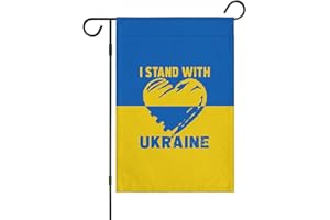EICSTAAYE Ukraine Garden Flag Double Sided Burlap Regional Nation International World Country Particular Area House Decoration Yard Decor Gift 12.5x18 Inch
