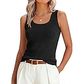 ANRABESS Tank Tops for Women Wool Blend Sweaters Sleeveless Casual Summer Fitted Shirts 2026 Spring Beach Vacation Clothes