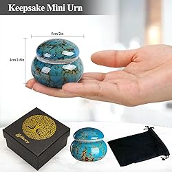 Small Urns for Human Ashes Keepsake,Ceramic Small