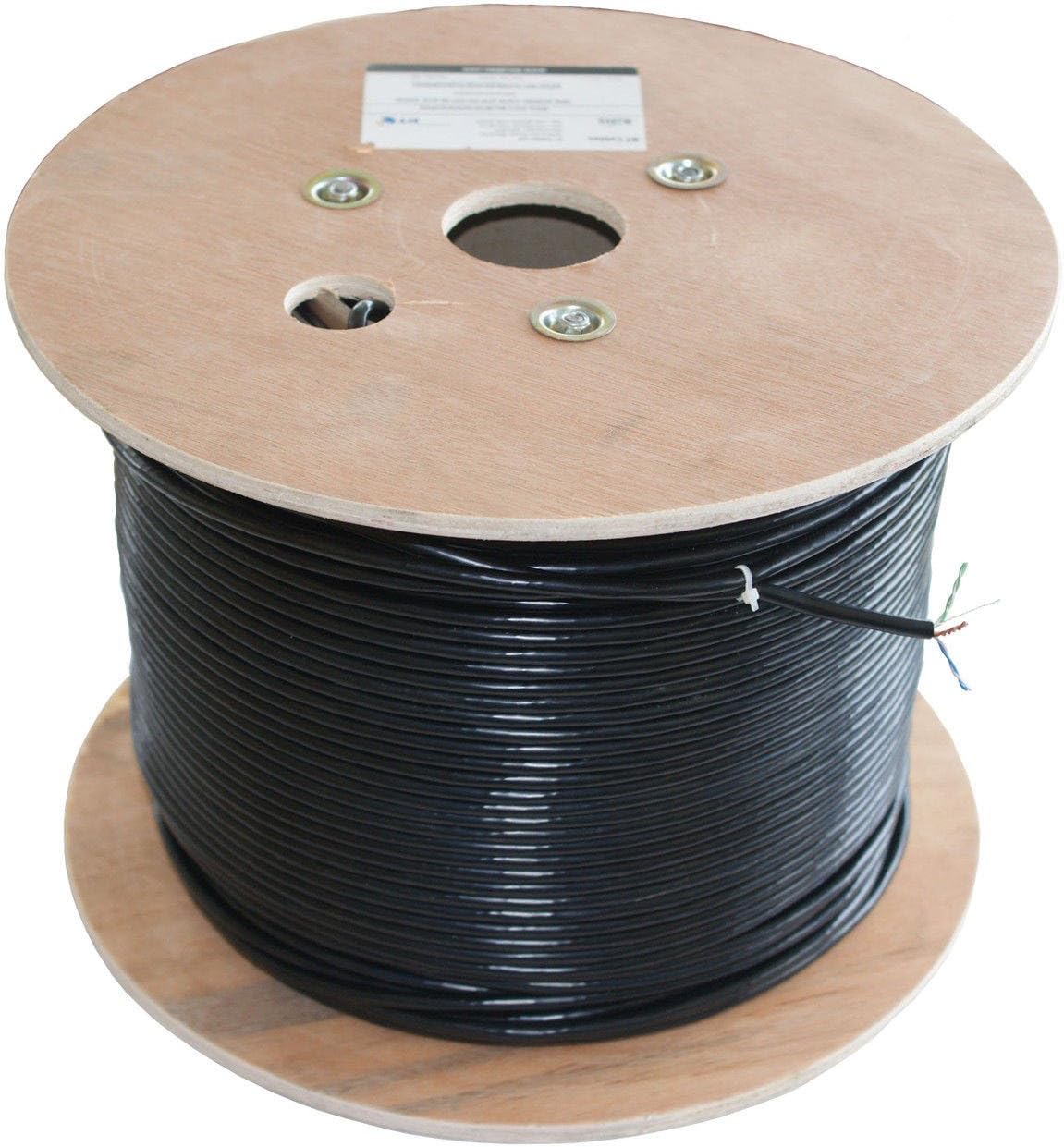 Cat 6 Solid PE External Cable 30m Drum Black 100 Amazon.co.uk