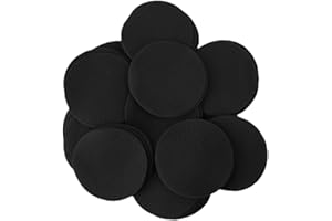Playfully Ever After Black Craft Felt Circles (4 Inch - 19pc)