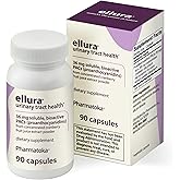 ellura 36 mg Clinically Backed Soluble, Bioactive PACs – 100% Concentrated Cranberry Fruit Juice Extract, for Urinary Tract Health, 90 Capsules